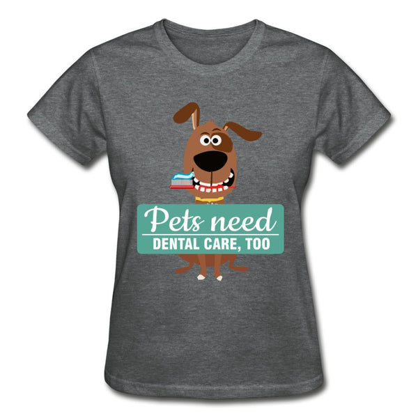 Pet Dental Health Gildan Ultra Cotton Ladies T-Shirt-Ultra Cotton Ladies T-Shirt | Gildan G200L-I love Veterinary