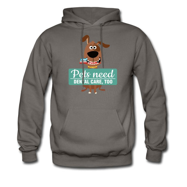Pet Dental Health Unisex Hoodie-Men's Hoodie | Hanes P170-I love Veterinary