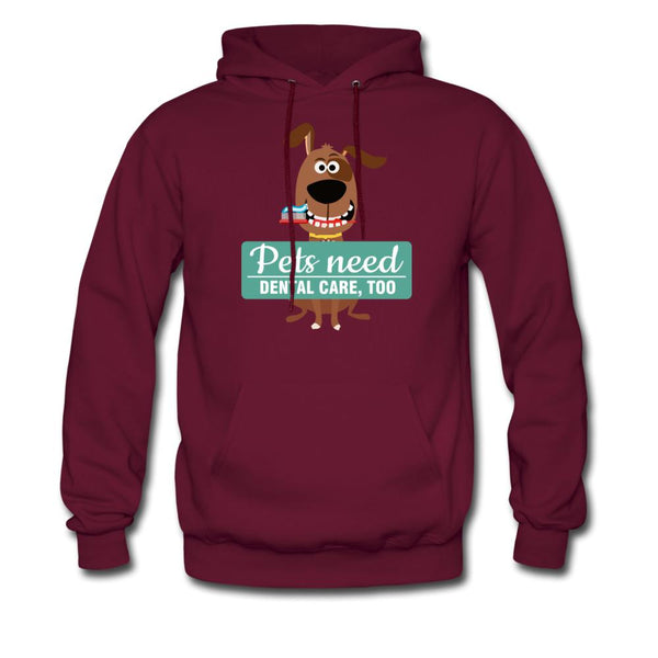 Pet Dental Health Unisex Hoodie-Men's Hoodie | Hanes P170-I love Veterinary