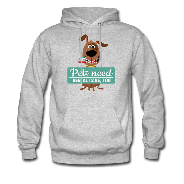Pet Dental Health Unisex Hoodie-Men's Hoodie | Hanes P170-I love Veterinary