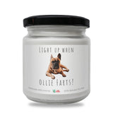 Pet Farts Personalized with Photo and Text - Scented Soy Candle-Candles-I love Veterinary