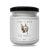 Pet Farts Personalized with Photo and Text - Scented Soy Candle-Candles-I love Veterinary