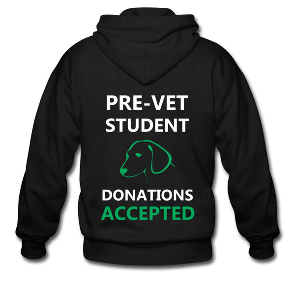 Pre- Vet Student Unisex Zip Hoodie-Heavy Blend Adult Zip Hoodie | Gildan G18600-I love Veterinary