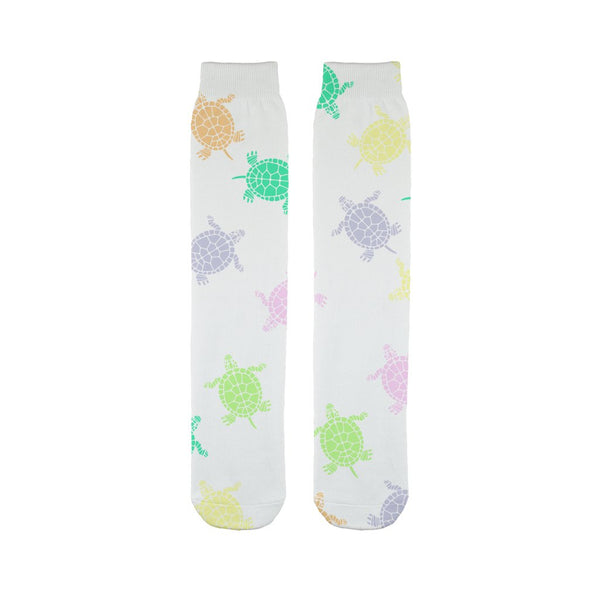 Sea Turtles Sublimation Tube Sock-Sublimation Sock-I love Veterinary