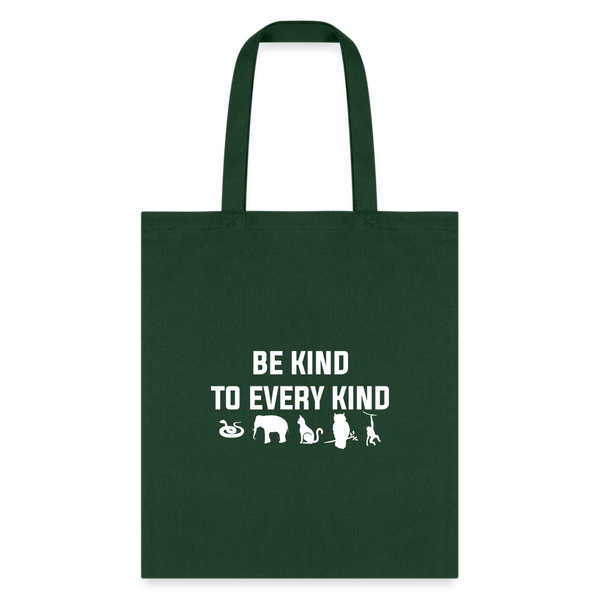 Veterinary - Be kind to every kind Cotton Tote Bag-Tote Bag | Q-Tees Q800-I love Veterinary