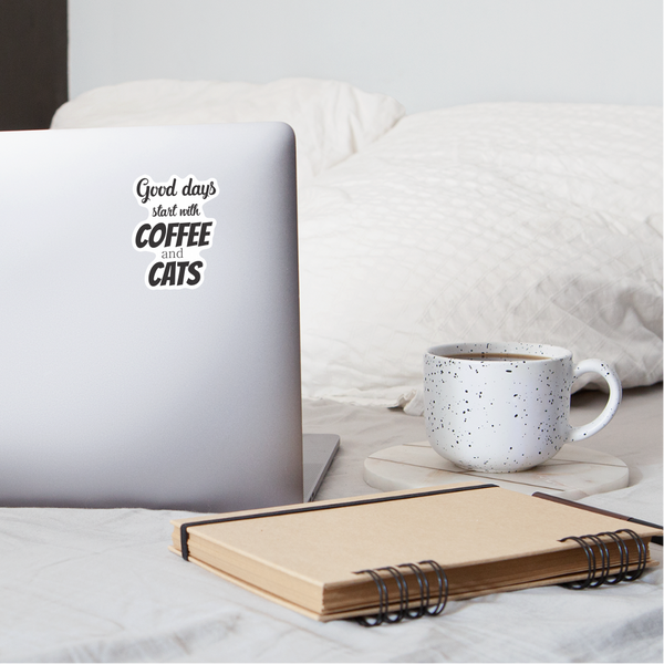 Coffee and Cats Sticker-Sticker-I love Veterinary
