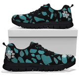 Terra Pattern with Pawprints - Women's Sneakers-Sneakers-I love Veterinary