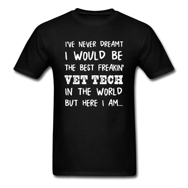 The best freakin' Vet Tech Unisex T-shirt-Unisex Classic T-Shirt | Fruit of the Loom 3930-I love Veterinary