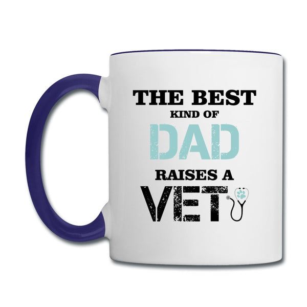 The best kind of Dad raises a Vet Contrast Coffee Mug-Contrast Coffee Mug | BestSub B11TAA-I love Veterinary