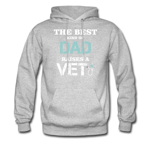 The best kind of Dad raises a Vet Unisex Hoodie-Men's Hoodie | Hanes P170-I love Veterinary