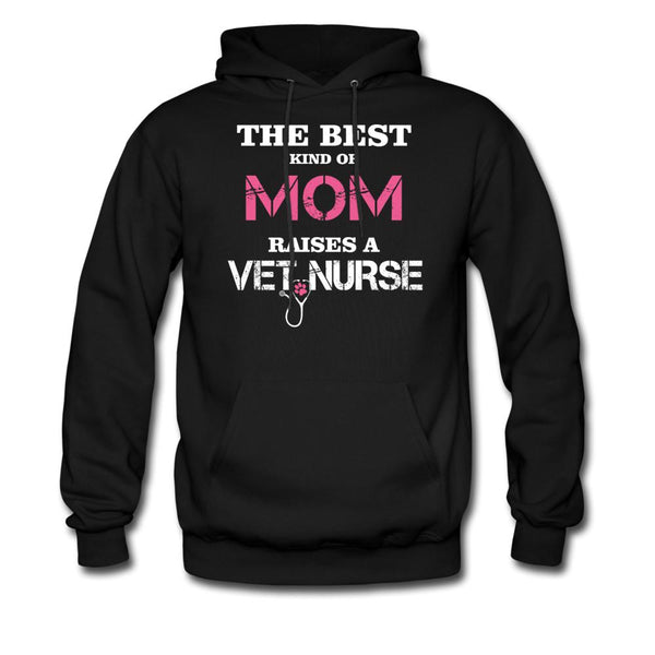 The best kind of Mom raises a Vet Nurse Unisex Hoodie-Men's Hoodie | Hanes P170-I love Veterinary