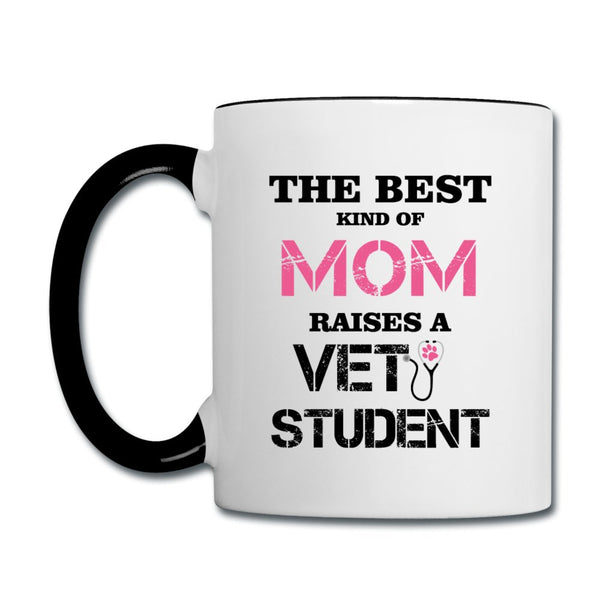 The best kind of Mom raises a Vet Student Contrast Coffee Mug-Contrast Coffee Mug | BestSub B11TAA-I love Veterinary