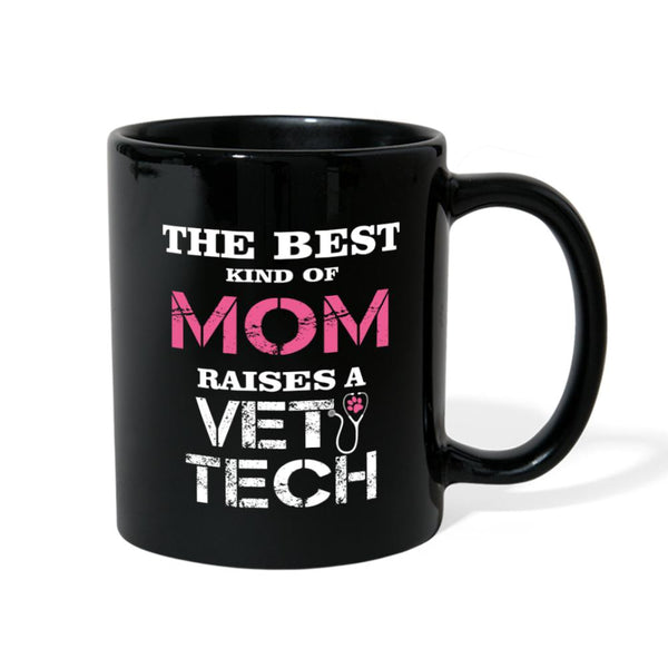The Best Kind of Mom raises a Vet Tech Full Color Mug-Full Color Mug | BestSub B11Q-I love Veterinary