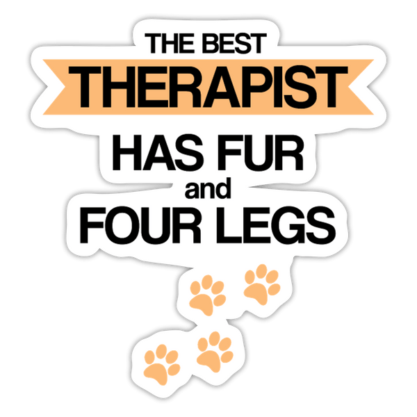 The Best Therapist Sticker-Sticker-I love Veterinary