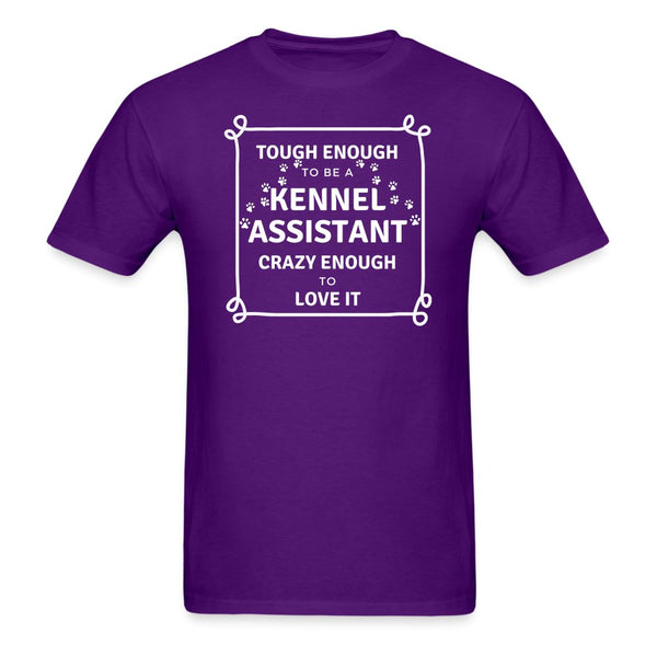 Tough enough to be a Kennel Assistant, crazy enough to love it Unisex T-shirt Unisex Classic T-Shirt-Unisex Classic T-Shirt | Fruit of the Loom 3930-I love Veterinary