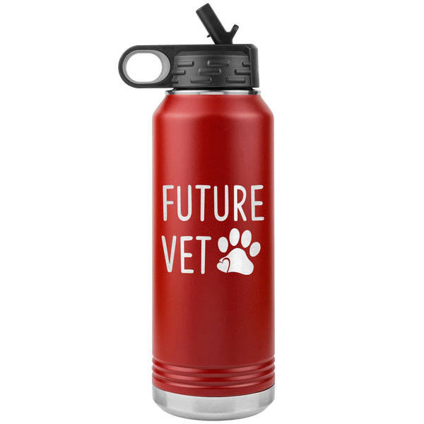 Future Vet Water Bottle Tumbler 32 oz-Water Bottle Tumbler-I love Veterinary