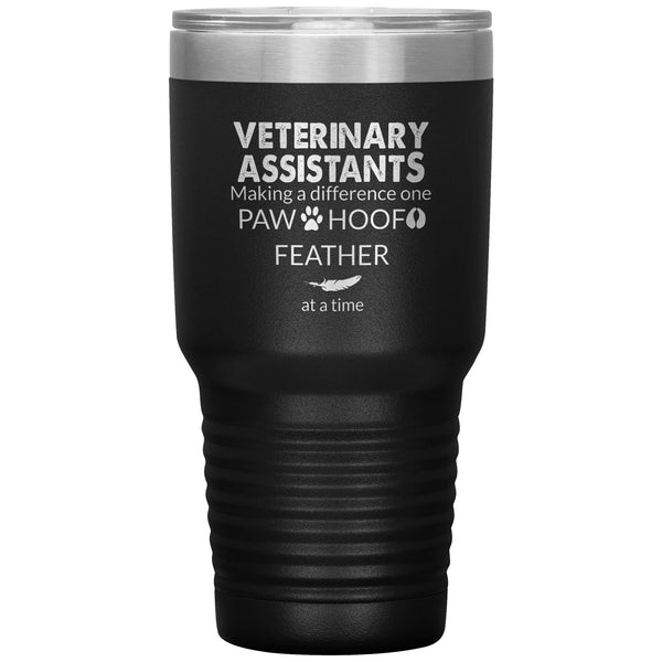 Vet Assistant- Making a Difference 30 Oz TL variant-Tumblers-I love Veterinary