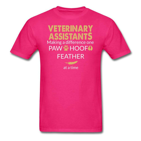 Vet Assistant- Making a Difference Unisex T-shirt-Unisex Classic T-Shirt | Fruit of the Loom 3930-I love Veterinary