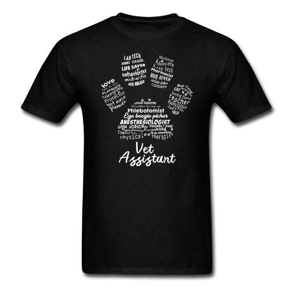 Vet Assistant Pawprint Unisex T-Shirt-Unisex Classic T-Shirt | Fruit of the Loom 3930-I love Veterinary