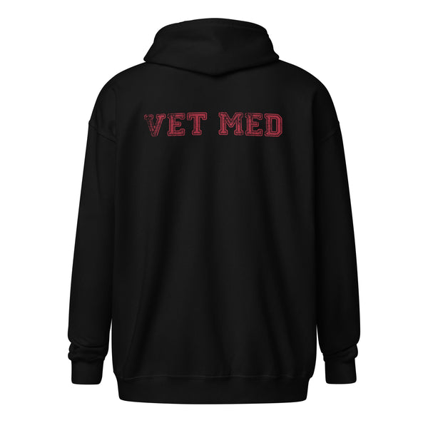 Vet Med Unisex heavy blend zip hoodie-Unisex Zip Hoodie | Gildan 18600-I love Veterinary