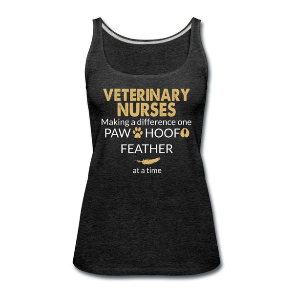 Vet Nurse- Making a Difference Women's Tank Top-Women’s Premium Tank Top | Spreadshirt 917-I love Veterinary
