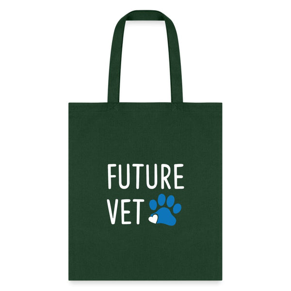 Vet Student - Future Vet Cotton Tote Bag-Tote Bag | Q-Tees Q800-I love Veterinary