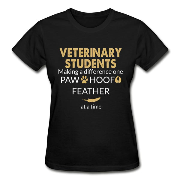 Vet Student- Making a Difference Gildan Ultra Cotton Ladies T-Shirt-Ultra Cotton Ladies T-Shirt | Gildan G200L-I love Veterinary