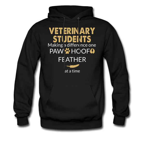 Vet Student Making a Difference Unisex Hoodie-Men's Hoodie | Hanes P170-I love Veterinary