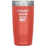 Vet Student - Veterinary medicine degree loading Vacuum Tumbler Vet Tech/Vet Student/Veterinary Gift 20 oz-Tumblers-I love Veterinary