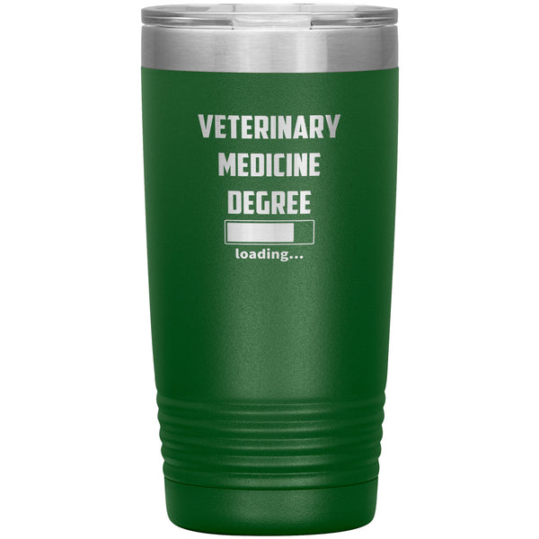 Vet Student - Veterinary medicine degree loading Vacuum Tumbler Vet Tech/Vet Student/Veterinary Gift 20 oz-Tumblers-I love Veterinary
