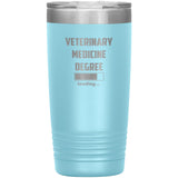 Vet Student - Veterinary medicine degree loading Vacuum Tumbler Vet Tech/Vet Student/Veterinary Gift 20 oz-Tumblers-I love Veterinary