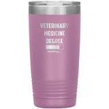 Vet Student - Veterinary medicine degree loading Vacuum Tumbler Vet Tech/Vet Student/Veterinary Gift 20 oz-Tumblers-I love Veterinary