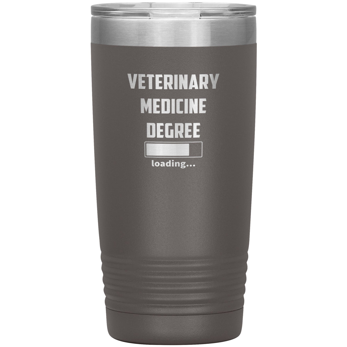 Vet Student - Veterinary medicine degree loading Vacuum Tumbler Vet Tech/Vet Student/Veterinary Gift 20 oz-Tumblers-I love Veterinary