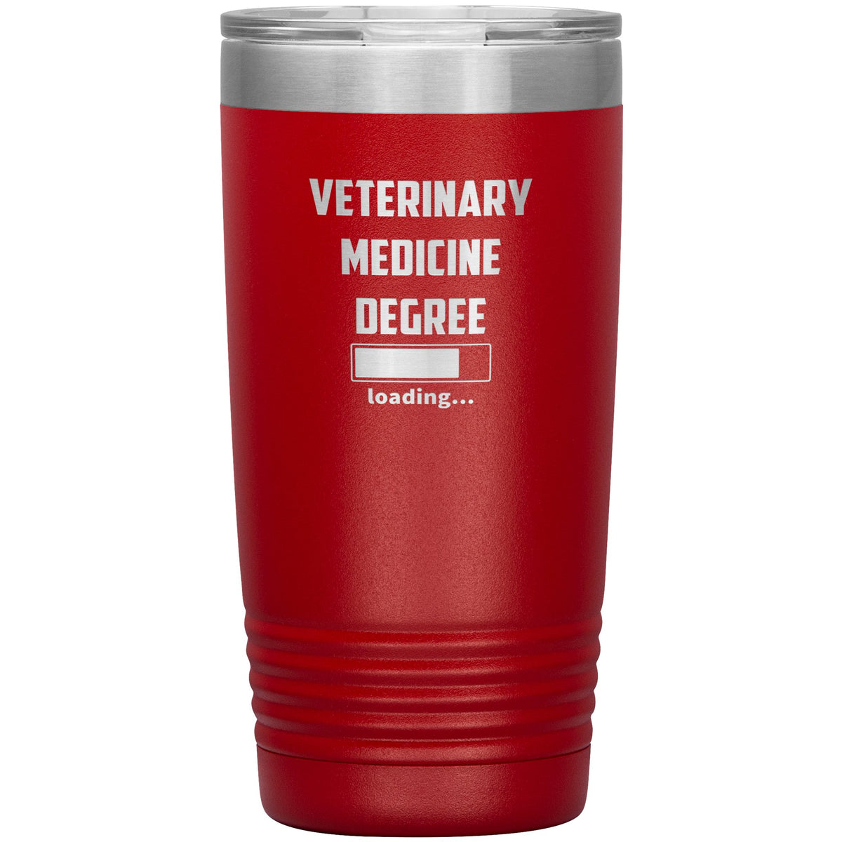 Vet Student - Veterinary medicine degree loading Vacuum Tumbler Vet Tech/Vet Student/Veterinary Gift 20 oz-Tumblers-I love Veterinary
