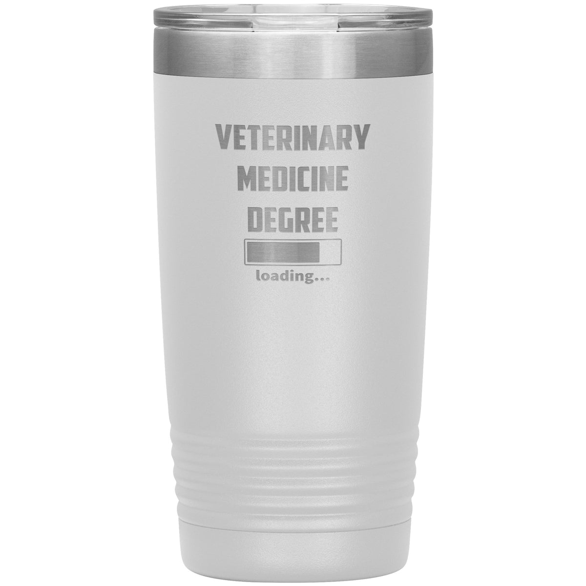 Vet Student - Veterinary medicine degree loading Vacuum Tumbler Vet Tech/Vet Student/Veterinary Gift 20 oz-Tumblers-I love Veterinary