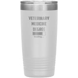 Vet Student - Veterinary medicine degree loading Vacuum Tumbler Vet Tech/Vet Student/Veterinary Gift 20 oz-Tumblers-I love Veterinary