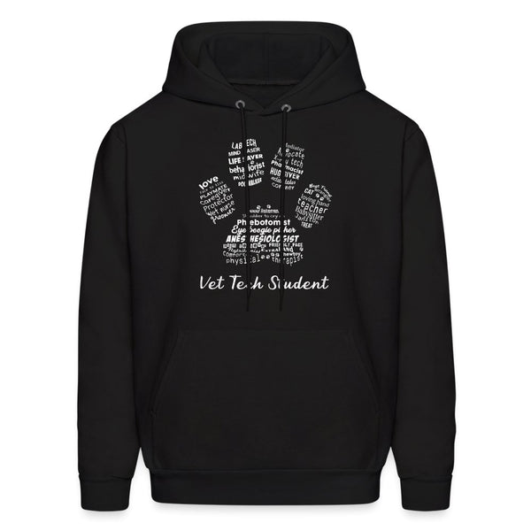 Vet Tech Student Men's Hoodie-Men's Hoodie | Hanes P170-I love Veterinary