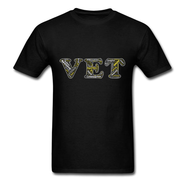 Vet Typography Unisex T-Shirt-Unisex Classic T-Shirt | Fruit of the Loom 3930-I love Veterinary