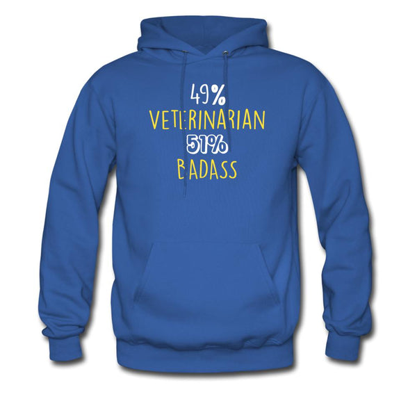 Veterinarian Badass Unisex Hoodie-Men's Hoodie | Hanes P170-I love Veterinary