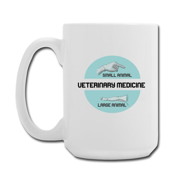 Veterinarian Gift - Small & Big animal White Mug 11oz or 15oz Veterinarian Mug/Veterinary Gift-Coffee/Tea Mug 15 oz-I love Veterinary