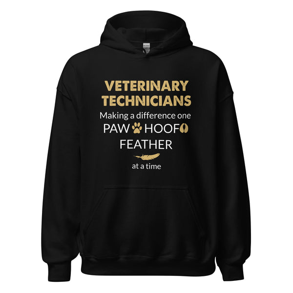 Veterinarian Making a Difference Unisex Hoodie-Unisex Hoodie | Gildan 18500-I love Veterinary
