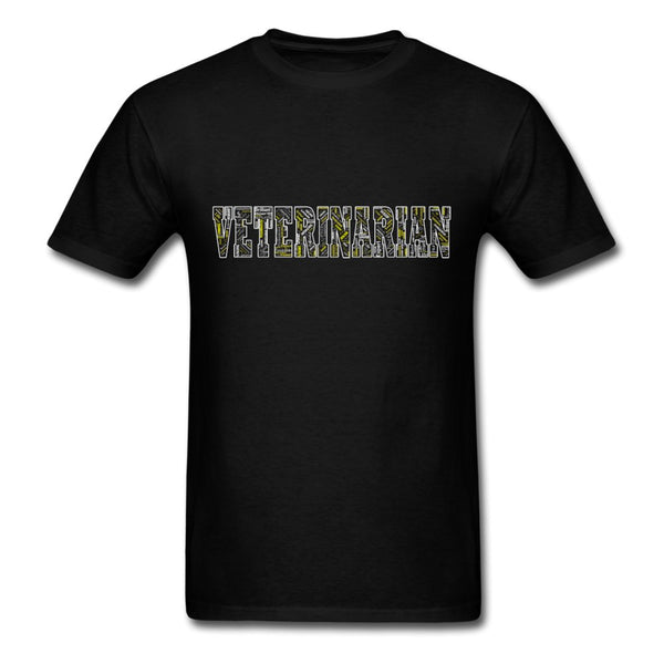 Veterinarian Typography Unisex T-Shirt-Unisex Classic T-Shirt | Fruit of the Loom 3930-I love Veterinary