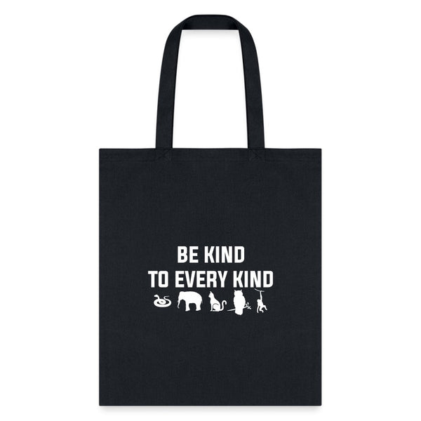Veterinary - Be kind to every kind Cotton Tote Bag-Tote Bag | Q-Tees Q800-I love Veterinary