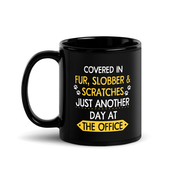 Veterinary - Fur, Slobber, Scratches Black Glossy Mug-Black Glossy Mug-I love Veterinary