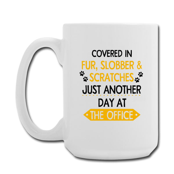 Veterinary - Fur, Slobber, Scratches Coffee/Tea Mug 15 oz-Coffee/Tea Mug 15 oz-I love Veterinary