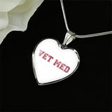Veterinary Jewelry Gift Luxury Heart Necklace - Vet med-Necklace-I love Veterinary