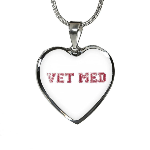 Veterinary Jewelry Gift Luxury Heart Necklace - Vet med-Necklace-I love Veterinary
