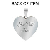 Veterinary Jewelry Gift Luxury Heart Necklace - Ying Yang-Necklace-I love Veterinary