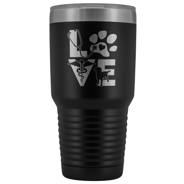 Veterinary Love dog 30oz Vacuum Tumbler-Tumblers-I love Veterinary