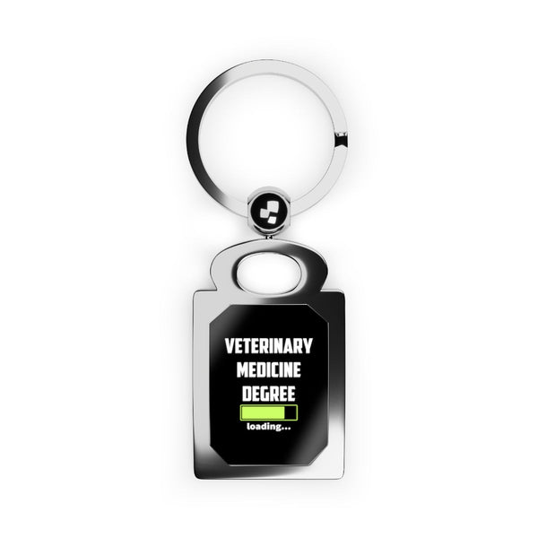 Veterinary medicine degree loading Keychain-Keychains-I love Veterinary